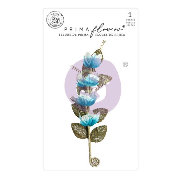 Aquarelle Dreams Serene Mulberry Paper Flowers by Prima