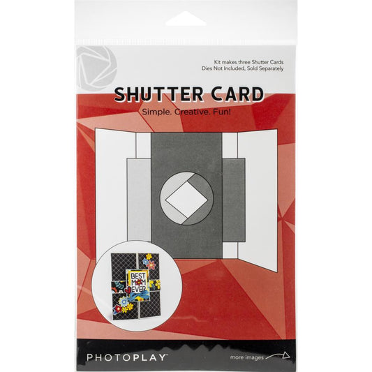 PhotoPlay Shutter Card 3/Pkg Card - Photoplay Paper