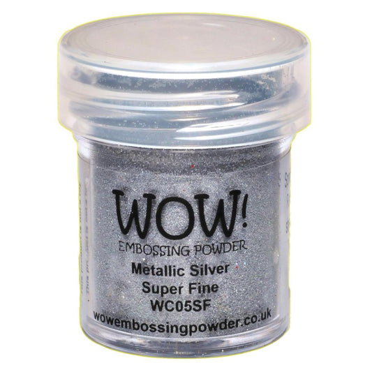 WOW! Metallic Silver Super Fine Embossing Powder