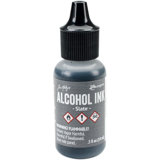 Tim Holtz Alcohol Ink .5 Ounce Slate - Ranger