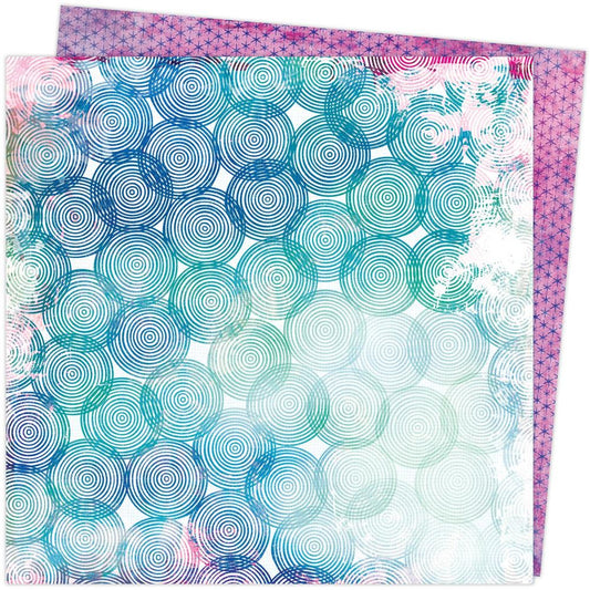 Spheres 12x12 Scrapbook Paper - Color Study - Vicki Boutin