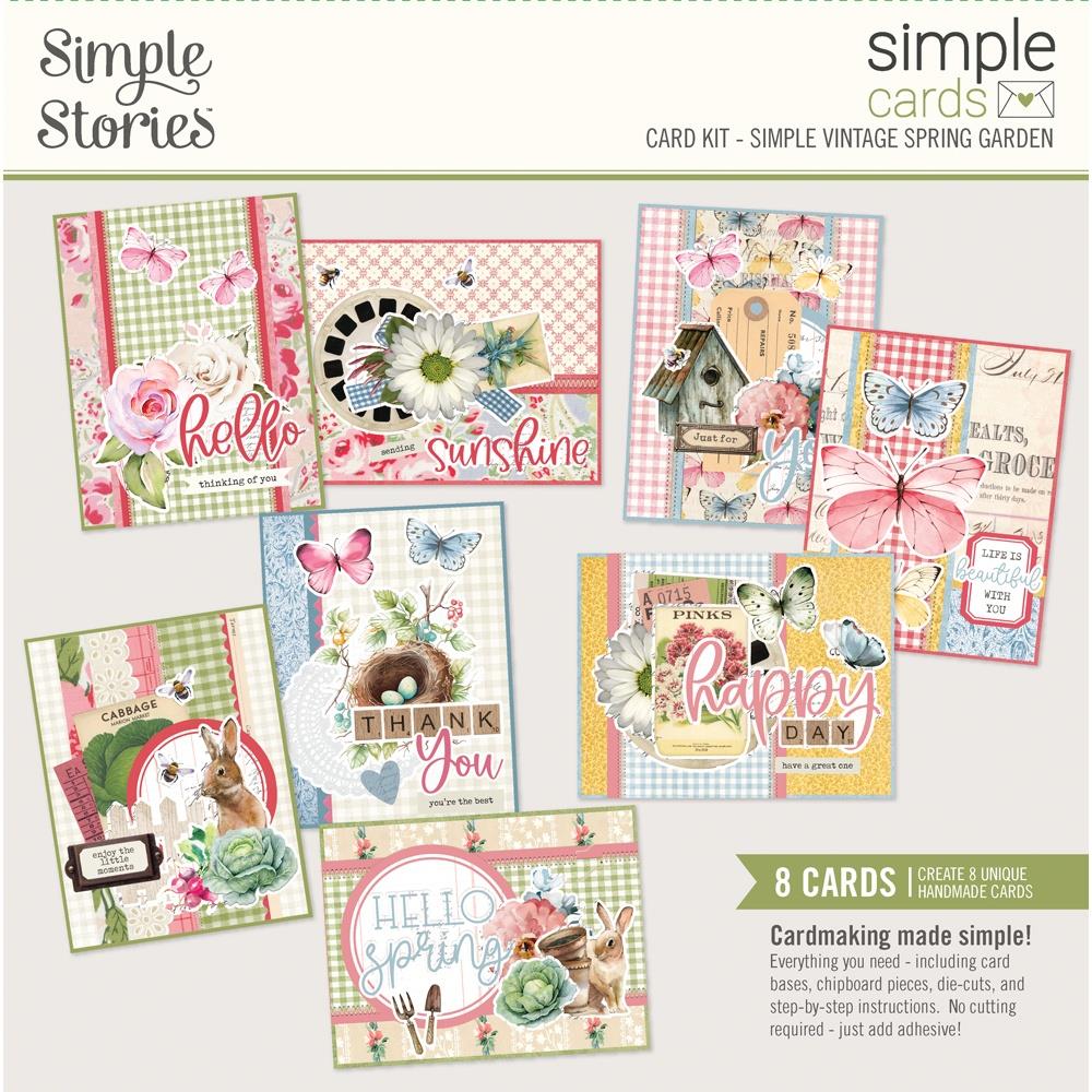 Simple Cards Simple Vintage Spring Garden -Simple Stories Card Kit