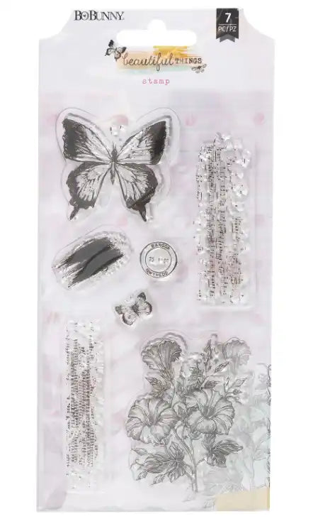 Beautiful Things Clear Stamp Set - Bo Bunny