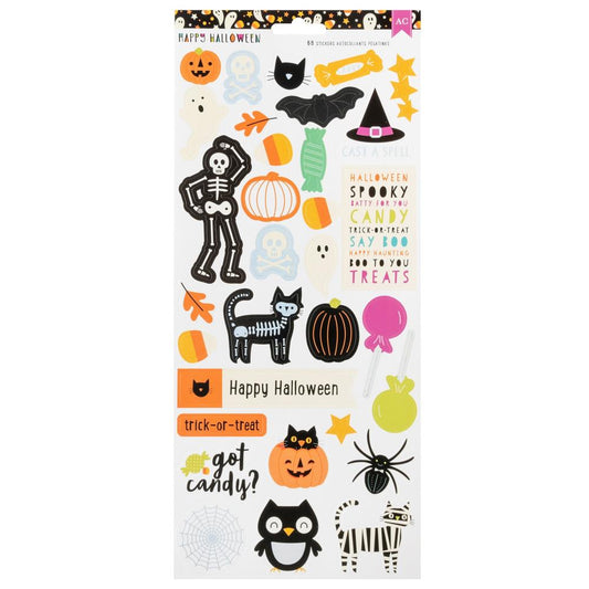 Happy Halloween Stickers 6x8 - American Crafts