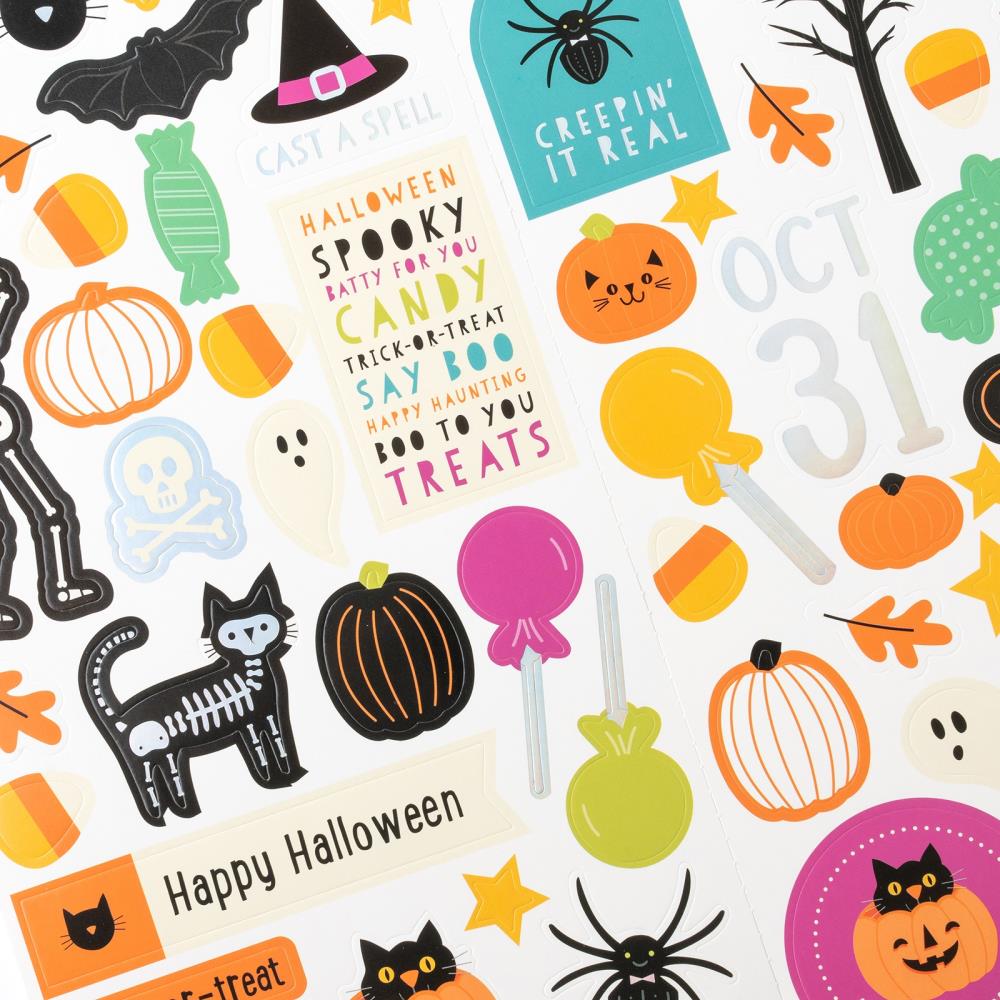 Happy Halloween Stickers 6x8 - American Crafts