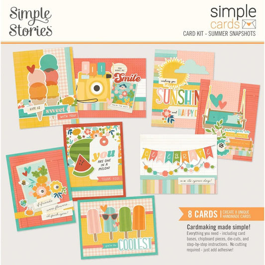 Simple Cards Summer Snapshots -Simple Stories Card Kit