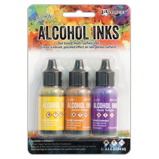 Tim Holtz Alcohol Ink .5 Ounce 3 Pack - Summit View - Ranger