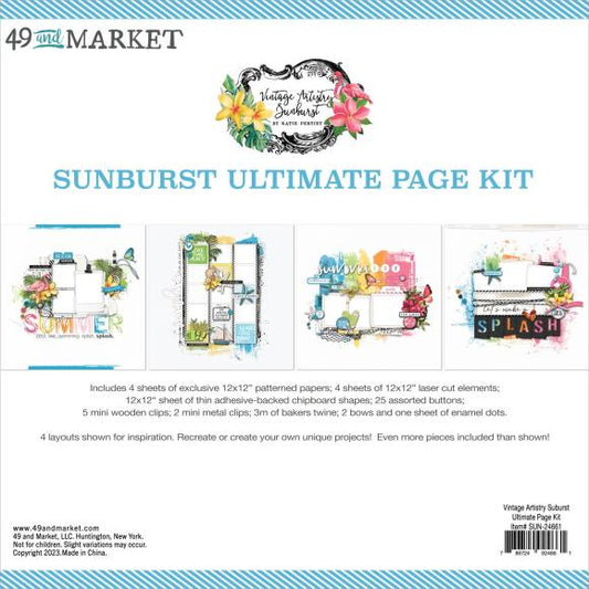 Vintage Artistry Sunburst Ultimate Page Kit - 49 and Market