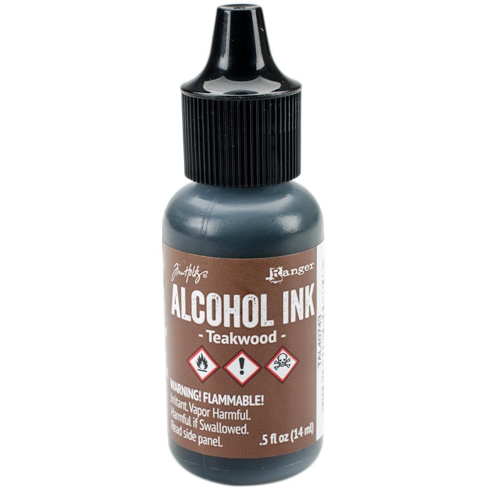 Tim Holtz Alcohol Ink .5 Ounce Teakwood - Ranger