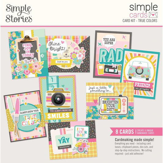 Simple Cards True Colors -Simple Stories Card Kit