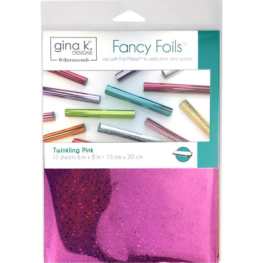 Gina K Designs - Twinkling Pink Holographic Fancy Foils 6x8
