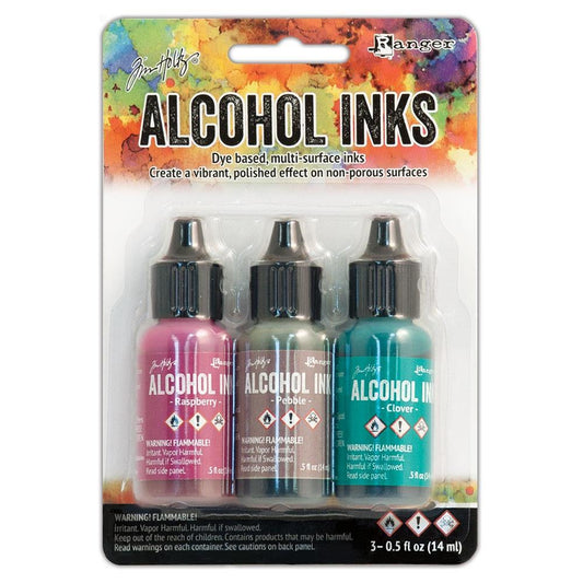 Tim Holtz Alcohol Ink .5 Ounce 3 Pack - Valley Trail - Ranger