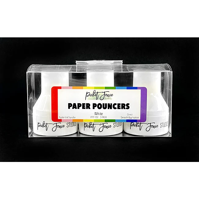 Paper Pouncers - White 3 Pack - Picket Fence Studios