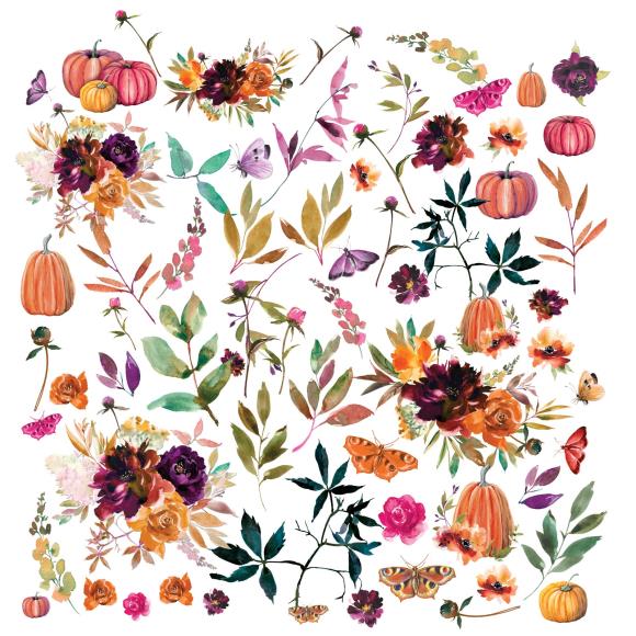 Wildflower Laser Cut Outs ARToptions Spice - 49 and Market