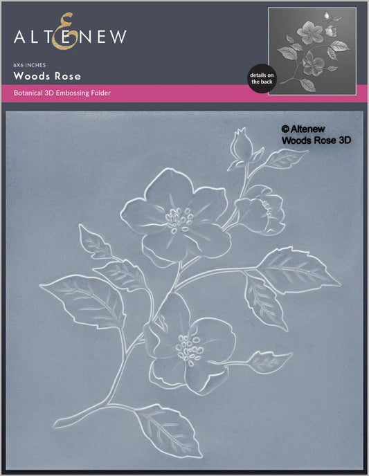 Copy of Altenew Woods Rose 3D Embossing Folder 6x6