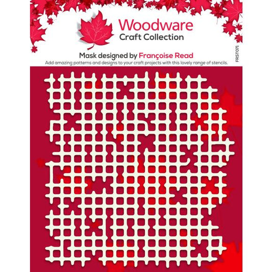 Worn Mesh Stencil 6x6 Woodware Craft Collections - Creative Expressions