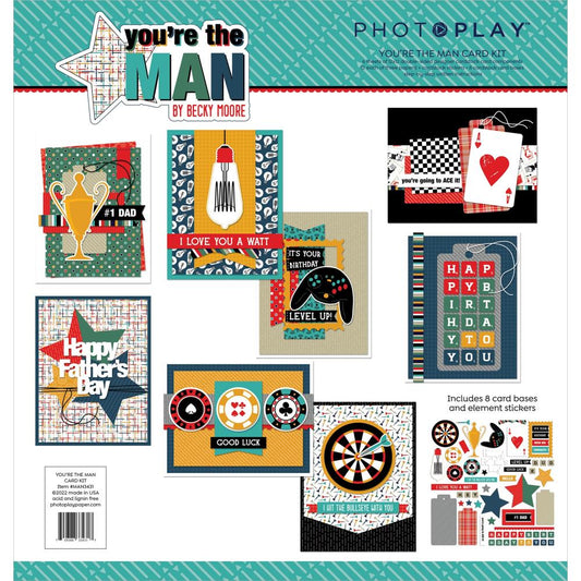 You're The Man Cardmaking Card Kit - Photoplay Paper