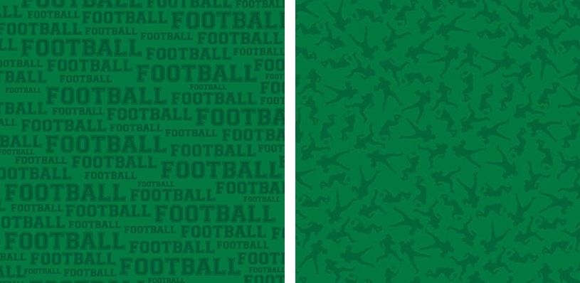 Football 12x12 Double Sided Scrapbook Paper - Reminisce
