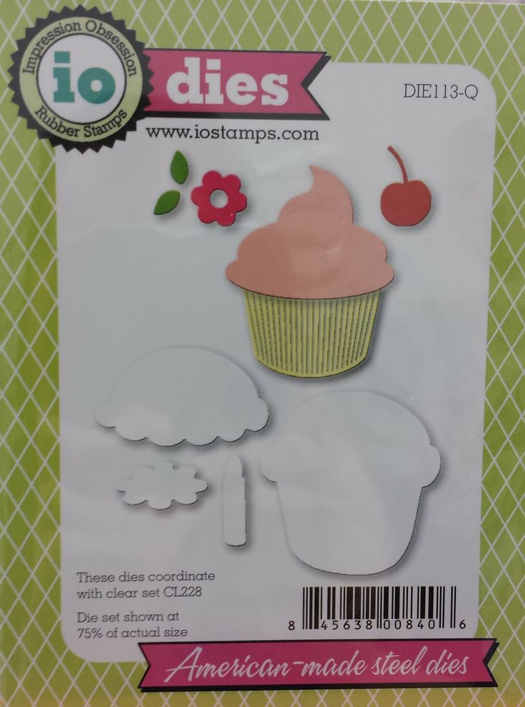 Cupcake Craft Die Set by Impression Obsession