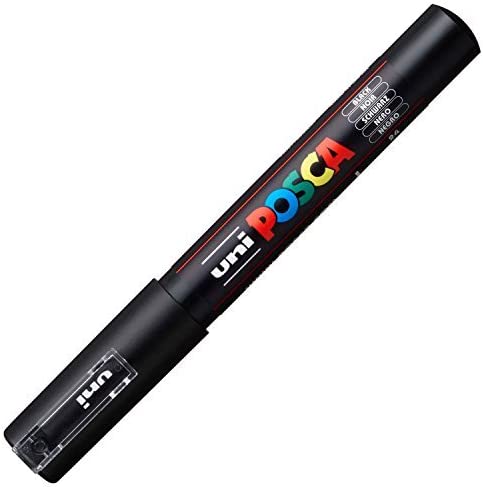 POSCA 2M Fine Bullet Tip Pen Marker - Black