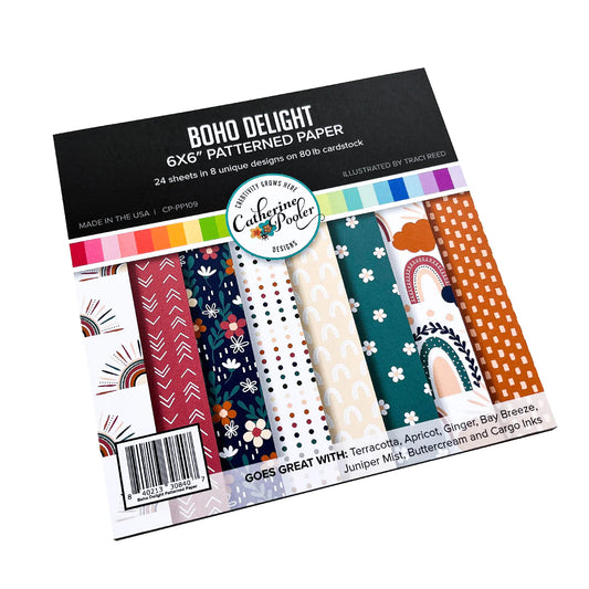 Boho Delight 6x6 Pattern Paper Pad by Catherine Pooler Designs