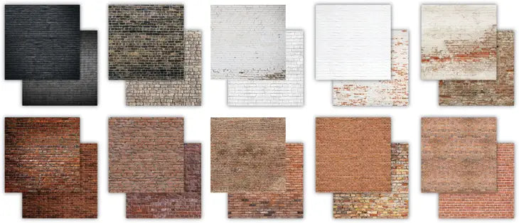 Brick Textures 6x6 Premium Paper Pad Craft Consortium