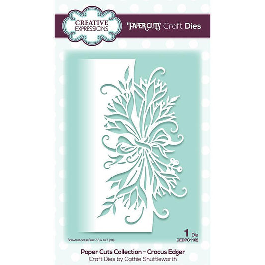 Creative Expressions Crocus Edger Craft Dies Paper Cuts Collection