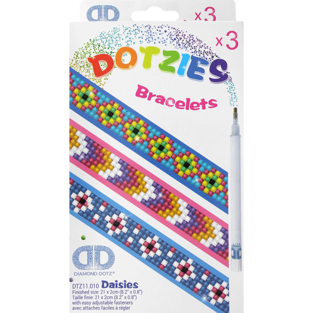 Daisies Dotzies Bracelets by Diamond Dotz