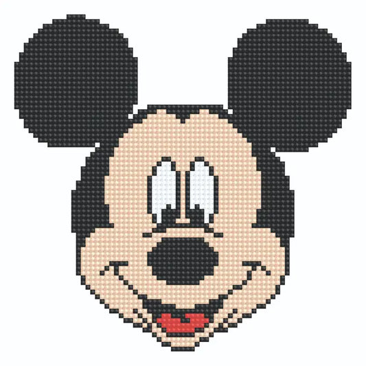 Disney Mickey Mouse Face Diamond Art Kit by Diamnod Dotz