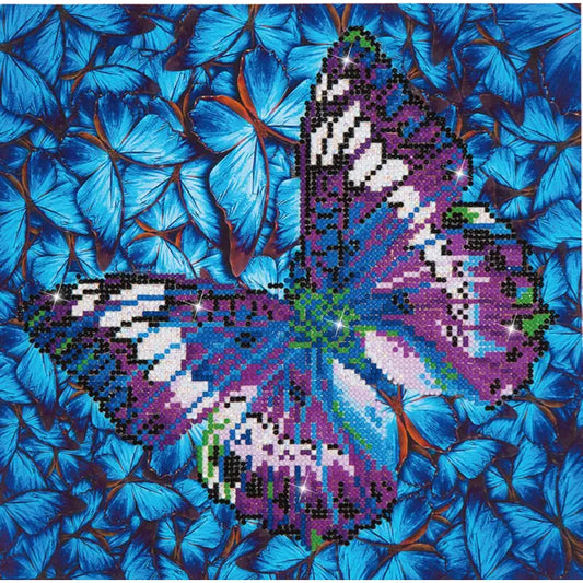 Flutter by Mauve Diamond Painting Art Kit Diamond Dotz