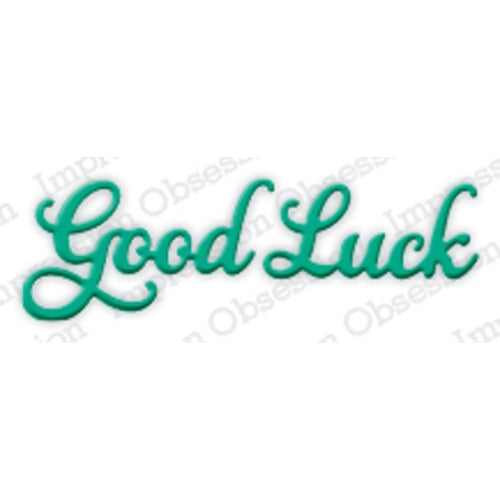 Good Luck Craft Word Die Sentiment by Impression Obsession
