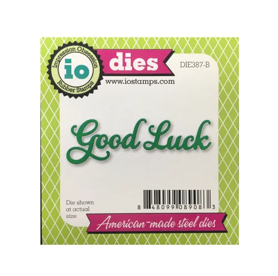 Good Luck Craft Word Die Sentiment by Impression Obsession