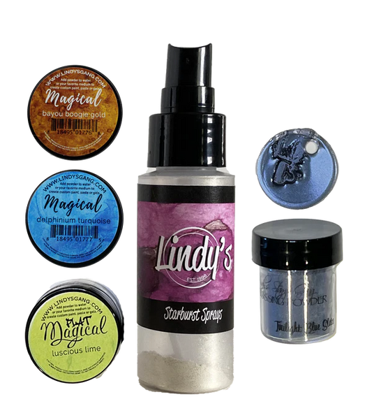 Magical Starter Kit - Lindys Stamp Gang Spray Powder and Emboss