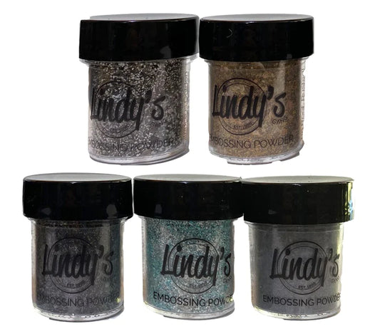Metal Maniacs Lindy's Stamp Gang Chunky Embossing Powder Set