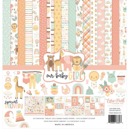 Our Baby Girl 12x12 Pattern Paper Pack by Echo Park