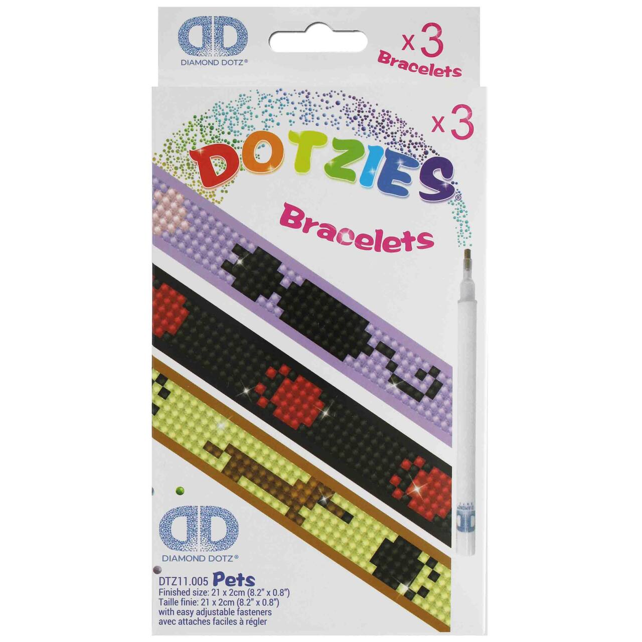 Pet Print Dotzies Bracelets by Diamond Dotz