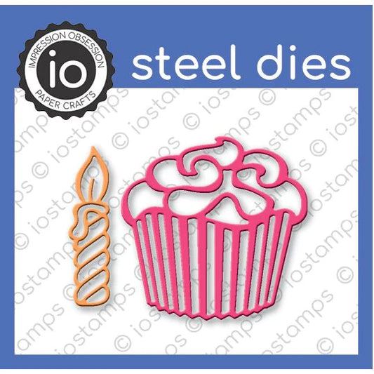 Cupcake and Candle Craft Die Set by Impression Obsession