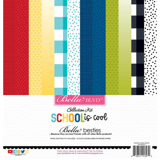 School is Cool 12x12 Pattern Paper Pack - Bella Blvd
