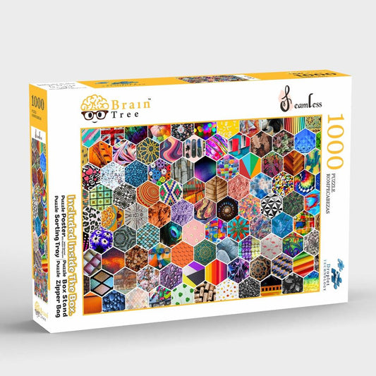 Seamless 1000 Piece Jigsaw puzzle by Brain Tree Games