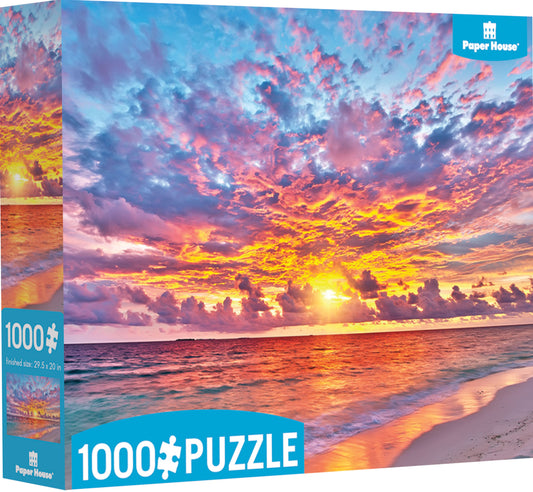Seaside Sunset Jigsaw Puzzle by Paper House Productions