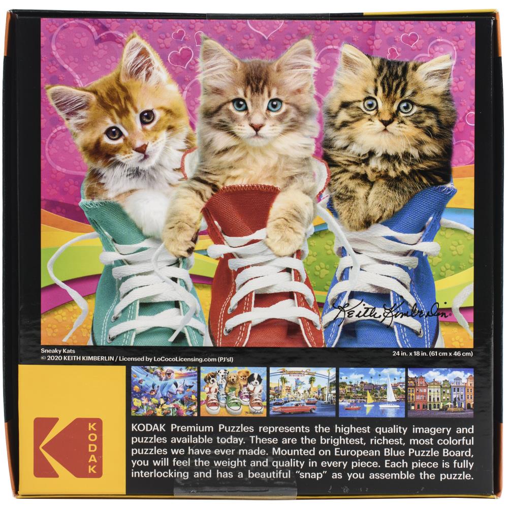 Sneaky Kats 350 Piece Jigsaw Puzzle Cats