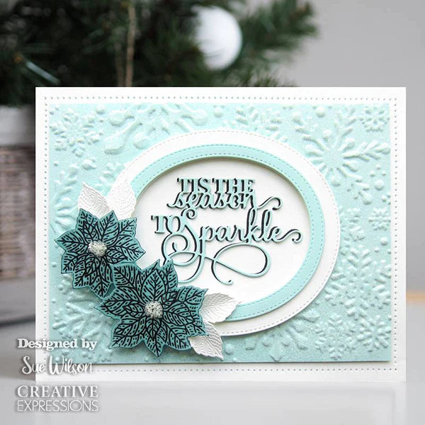 Embossing Folder Snowflake Solitude by Creative Expressions