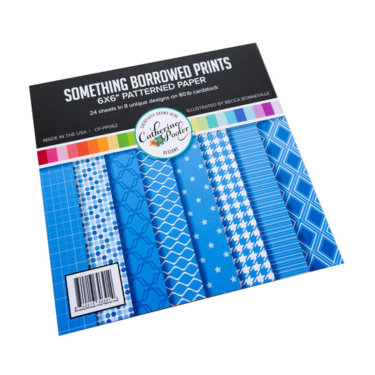 Something Borrowed Blue Prints 6x6 Pattern Paper Pad - Catherine Pooler Designs