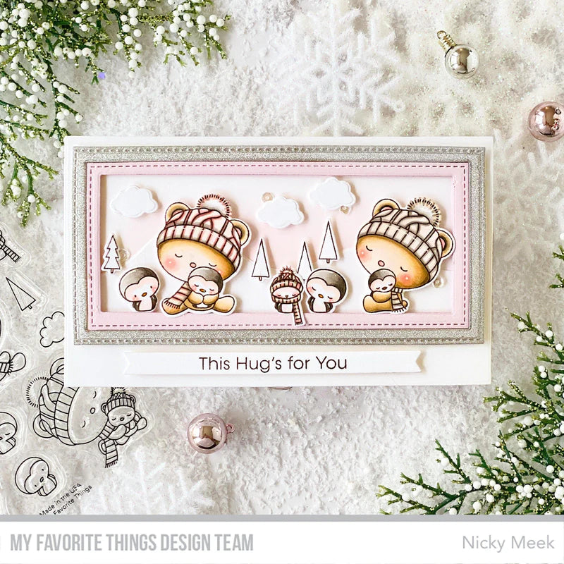 This Hugs For You Stamps and Coordinating Die-namics Die Set - My Favorite Things