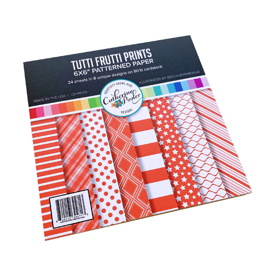 Tutti Frutti Prints 6x6 Pattern Paper Pad - Catherine Pooler