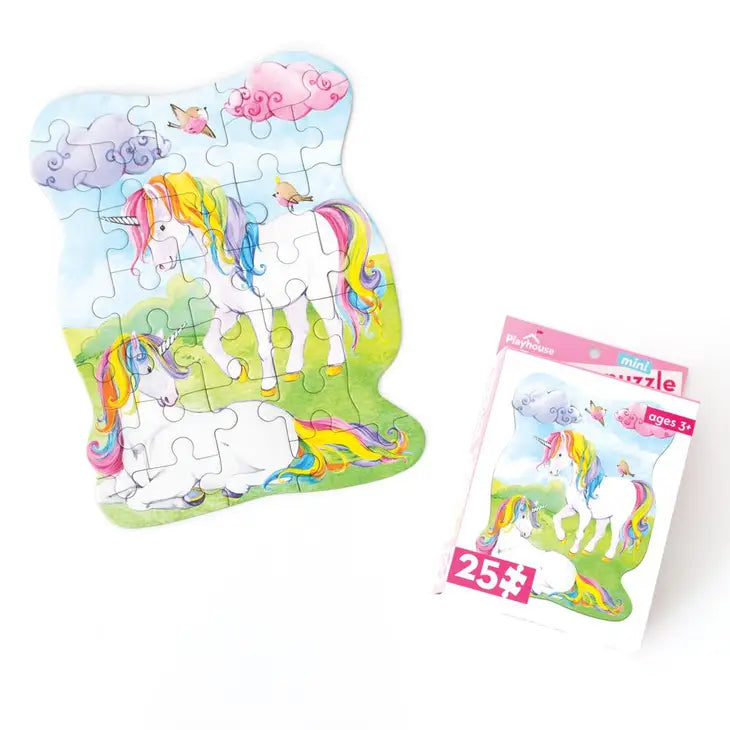 Unicorn Mini Jigsaw Puzzle for Kids - Paper House Productions