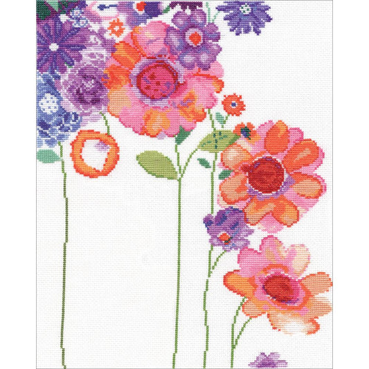 Watercolor Garden Cross Stitch Kit - Design Works