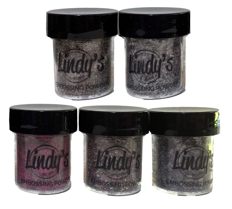 You Rock Lindy's Stamp Gang Chunky Embossing Powder Set