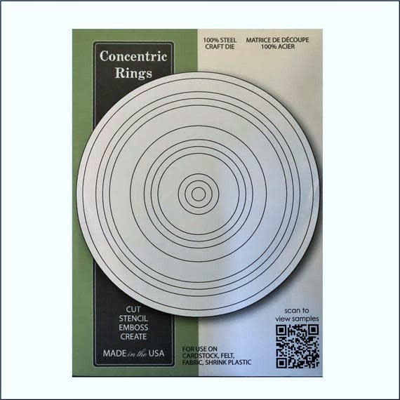 Poppystamps Concentric Rings Craft Dies Set