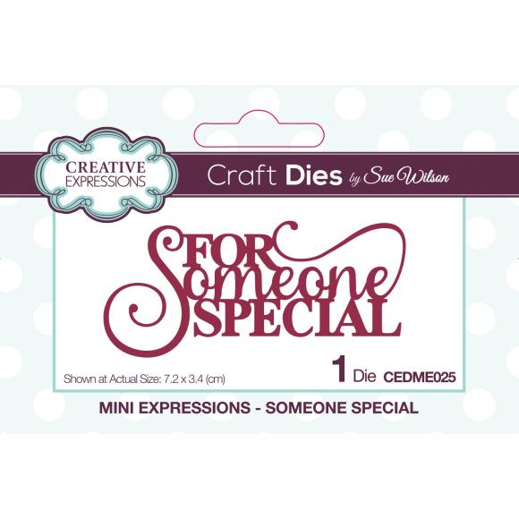Creative Expressions Craft Dies For Someone Special Word Die for Cardmaking